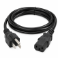 Mean Well YP12 + YC12 AC Power Cord, 6 FT, 3-Pin US Plug