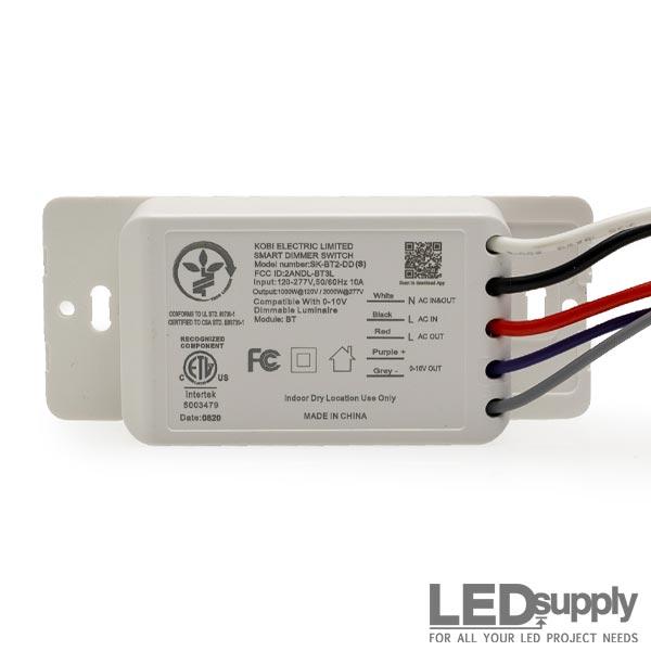 Class 2 LED Constant Voltage Driver, 150 Watt, 120-277VAC Input, 12VDC  Output, 3 Channel Output, 0-10V Dimmable, Aluminum Case, UL Rated, IP68 
