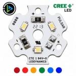3-Up Cree XE-G Color 20mm LED Star - Optics Ready™