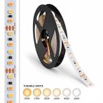 Tunable White Ultra-High Density LED Strip Light - 24V, 2200K-5000K, IP20