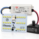 DRACO™ 90+CRI White 8W LED Retrofit Kit for Outdoor Lamps - includes LED Module, 12V Driver + Dusk-to-Dawn Photosensor-2867