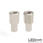 Aircraft Cable Coupler – 1/4-20 Female Thread, Nickel-Plated Brass