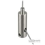 Cable Gripper: Self-Locking, 1/4-20 Female Thread, Side-Exit for 1/16" Aircraft Cable