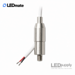 Cord Gripper: Self-Locking, Side-Exit for 6AWG Power Cord, 1/4-20 Male Thread