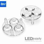 20mm 3-Up TIR Narrow Spot (15°) Lens Array Optic - Fusion Optix XP20A3 Series