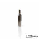 Self-Locking Gripper - 1/4-20 Female Thread, Side-Exit Aircraft Cable