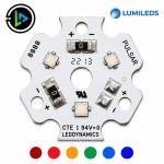 3-Up LUXEON C Color 20mm LED Star - Optics Ready™