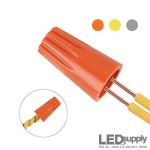 Wire Nuts – 24AWG to 14AWG Spring Core Insulated Connectors