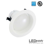 4-Inch IC/UL LED Downlight with White Trim