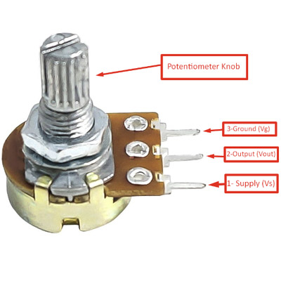 Potentiometer Pinout 3 Pin