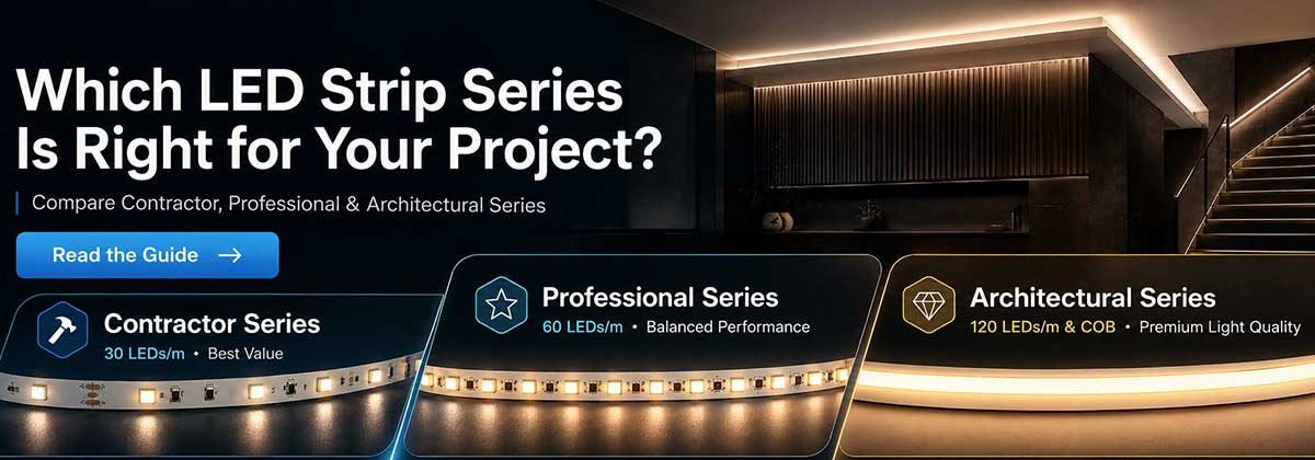 Contractor vs. Professional vs. Architectural LED Strips